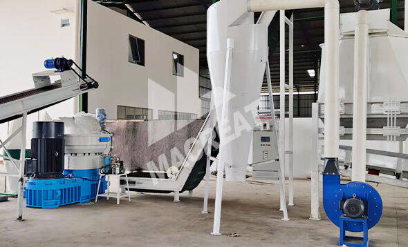 新印尼2-3吨木屑制粒生产线案例资料