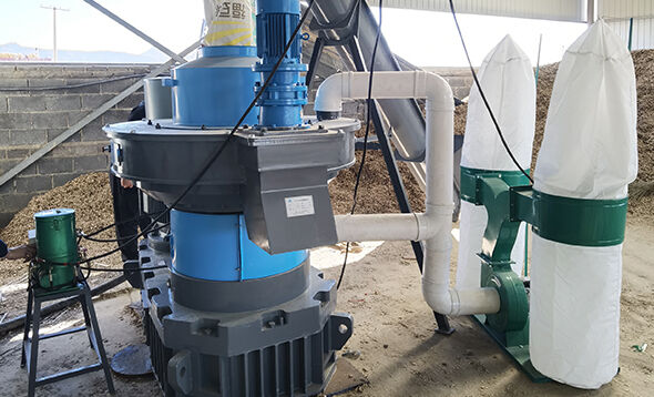 河北秦皇岛时产2-3吨花生壳制粒项目案例