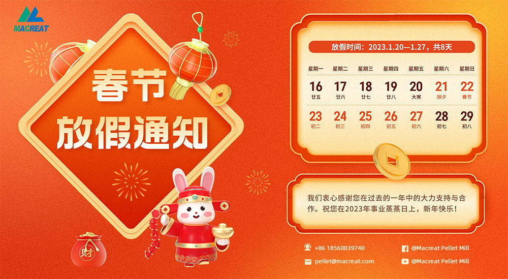 春节放假通知