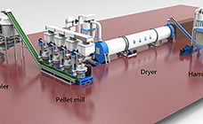 Wood pelletising systems