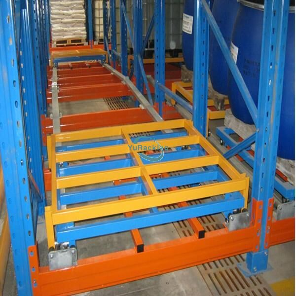 Push Back Pallet Racking