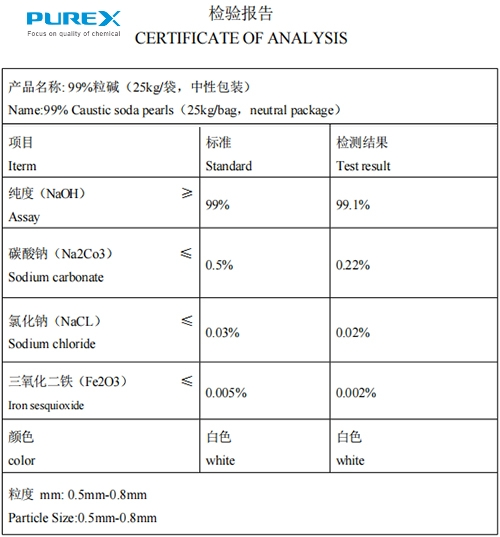 Жемчуг каустической соды