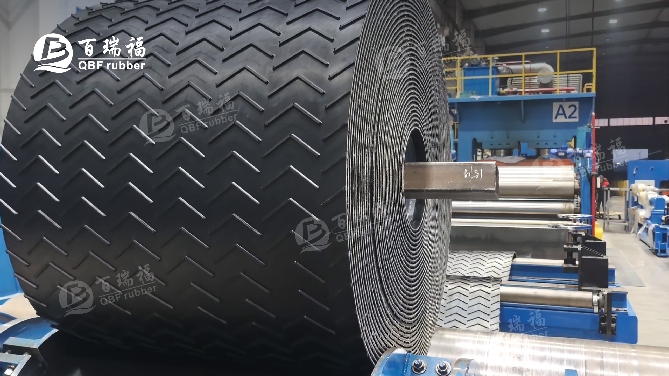 ​Рекомендуемый производитель конвейерных лент Chevron на заказ: QBF rubber– Цельновулканизированное формование для более длительного срока службы