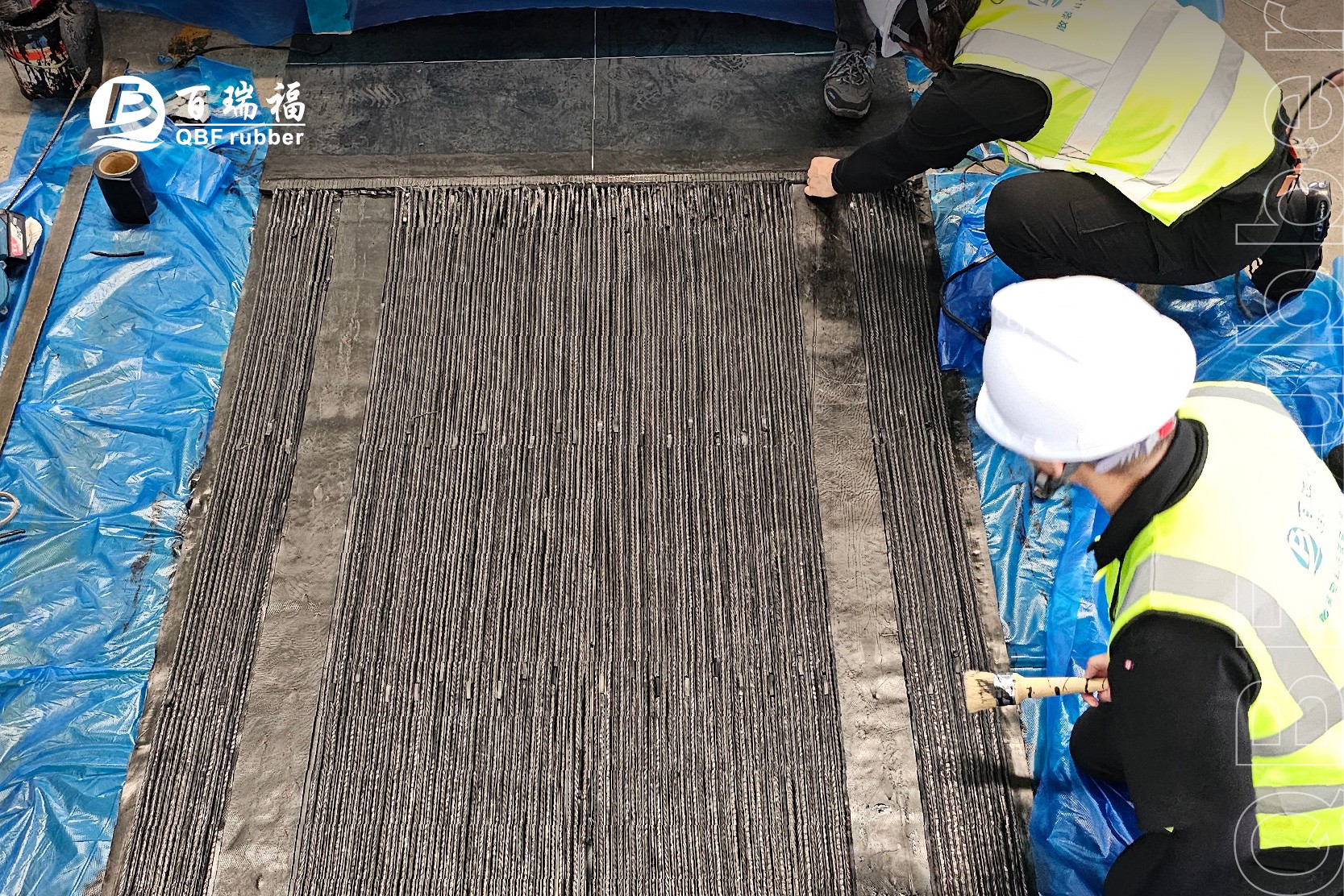 QBF Rubber проводит практическое обучение по соединению высокопрочного стального кордного ремня