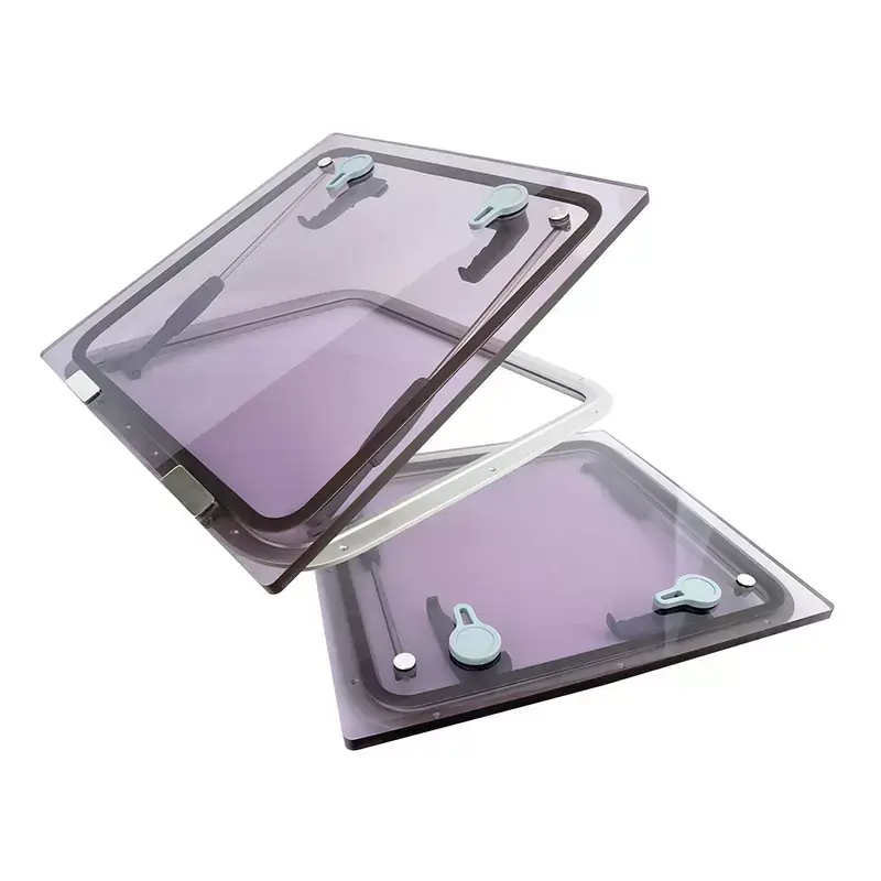 Marine Porthole Window - Stainless Steel Eye Shape, Acrylic Cover, Mosquito Screen For Boat/Yacht/RV