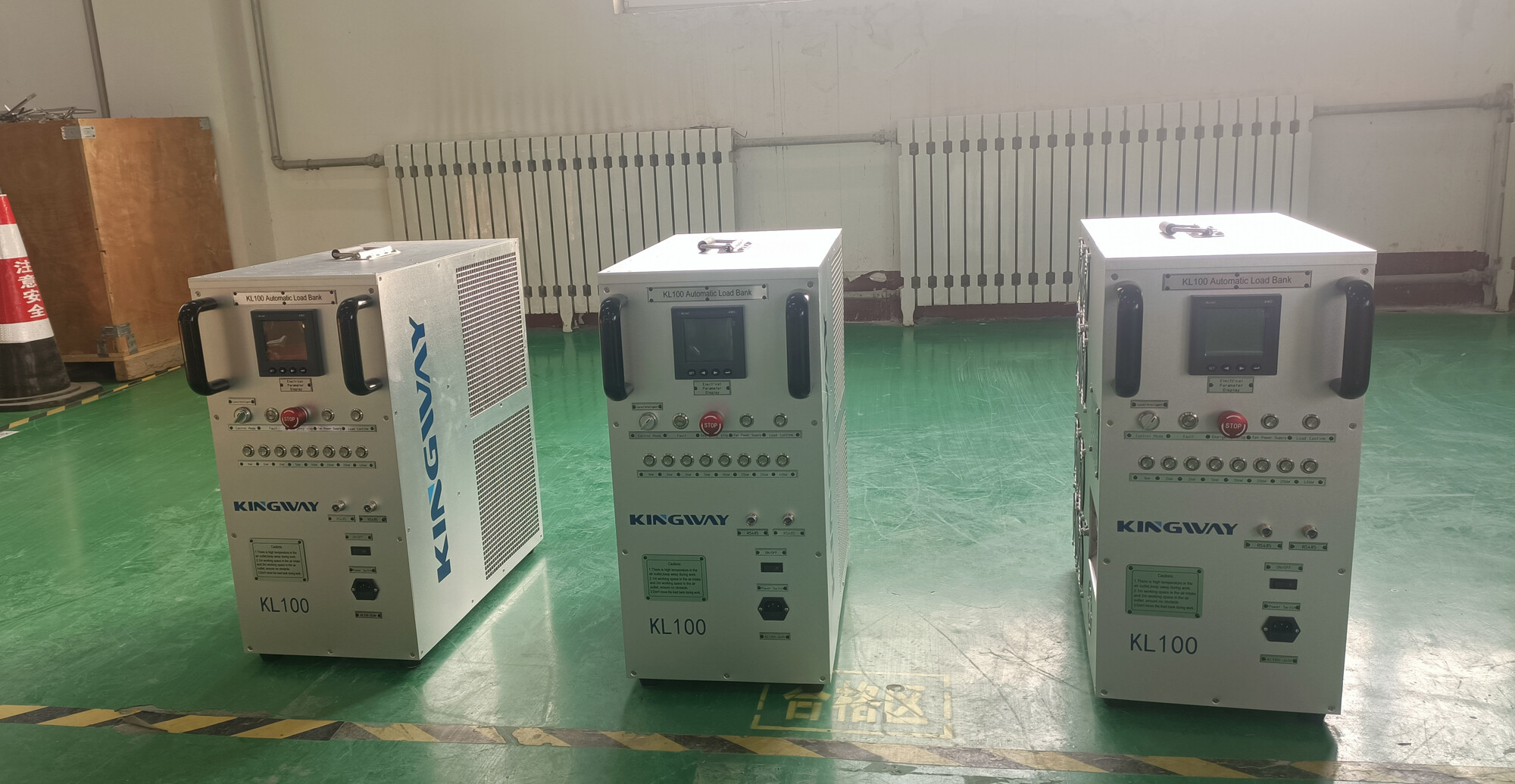 20th December 2024,Kingway 3 Units of 100KW Resistive Load Banks after Testing FAT, ship to Client in The United Kingdoms.