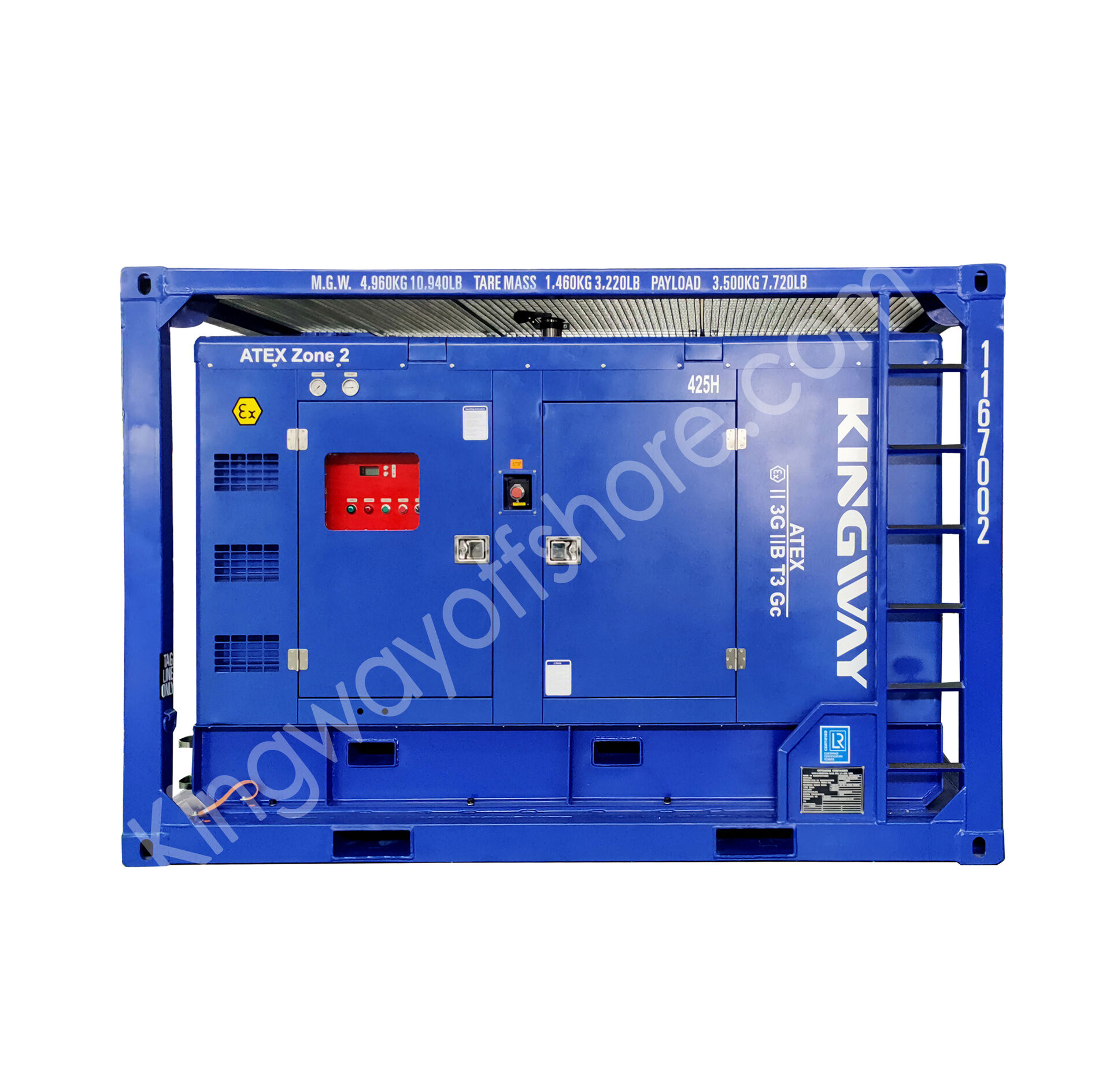 تم تسليم كمبروسر هواء للمنطقة 2 مقاوم للانفجار معتمد من Kingway Atex إلى العميل