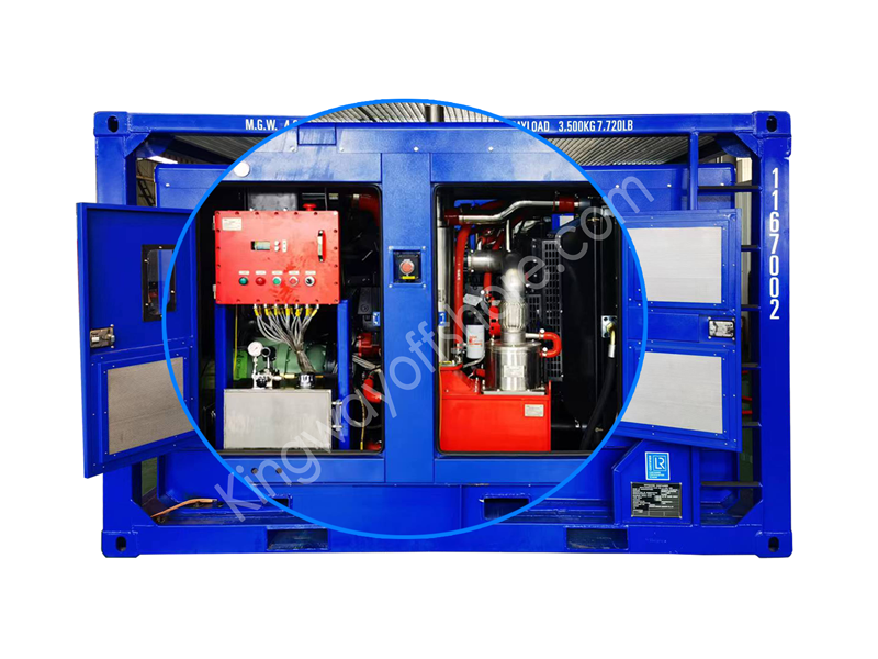 4 مجموعات ضاغط هواء للمناطق الخطرة 185CFM المنطقة 2