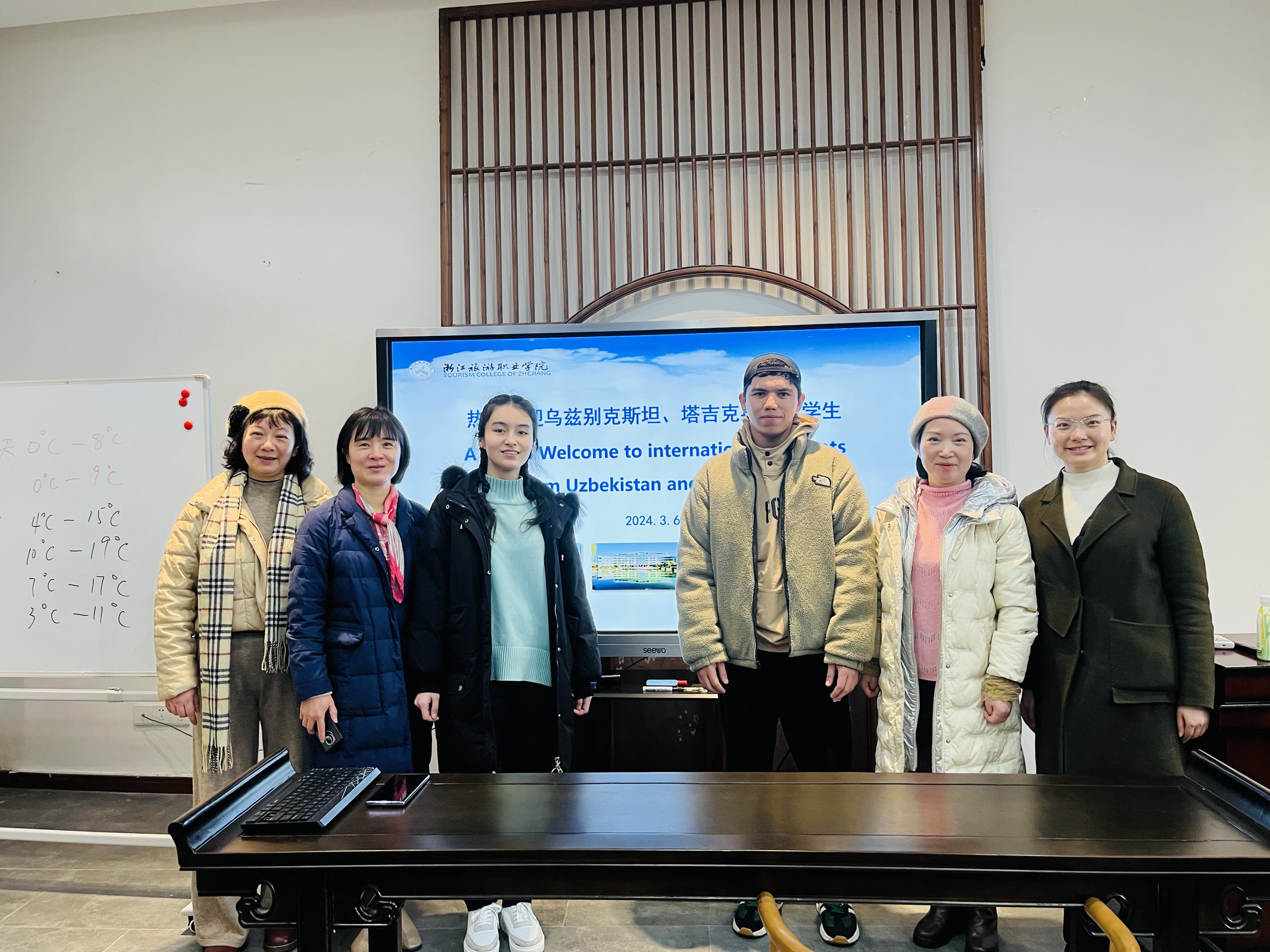 TCZJ Welcome International Students from Uzbekistan and Tajikistan for the First Time