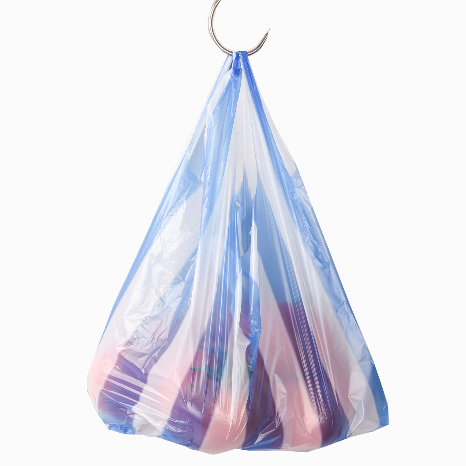 条纹购物袋， T 恤袋