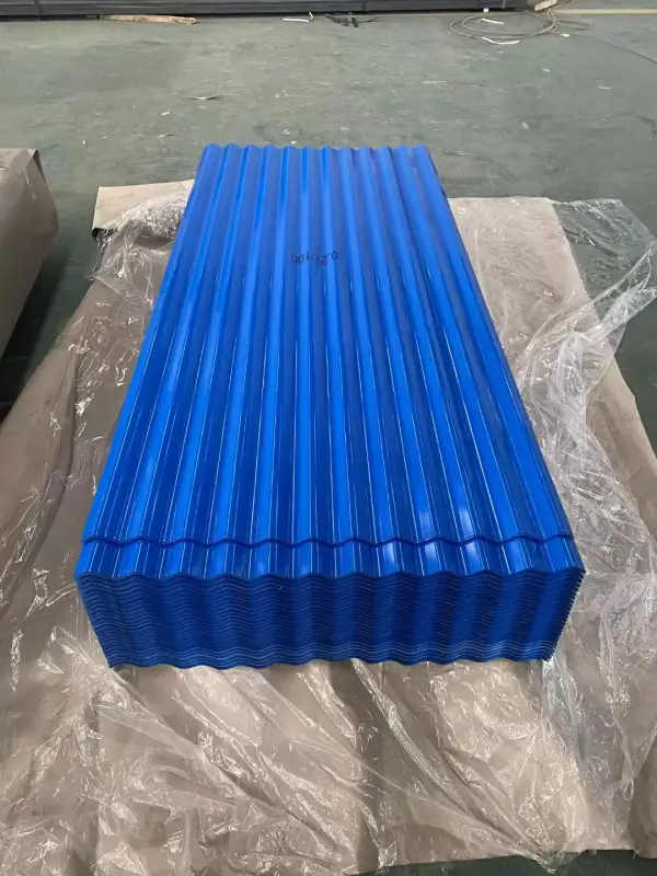 Corrugated Galvanized PE Coating Color Steel Sheet - Buy ppgi corrugated  metal roofing sheet, ppgl exterior facade wall steel panel, facade wall  color coated steel sheets Product on yumisteel