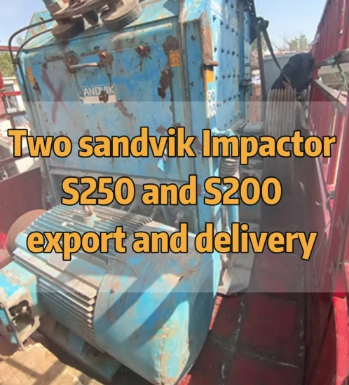 Sandvik используется ударный S250 S200. Продано