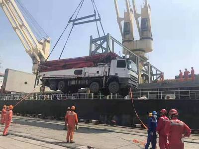 Putzmeister M56 экспортируется в Дубай