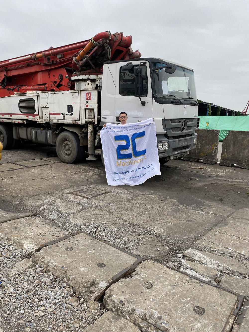 Putzmeister M56 экспортируется в Дубай