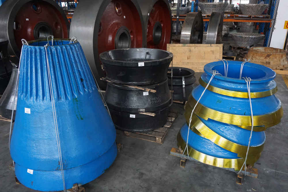 Запчасти для конусных дробилок Sandvik