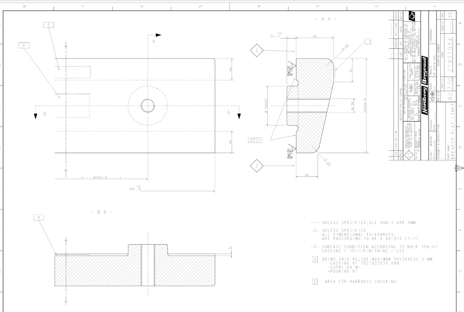 Ударная штанга METSO NP15