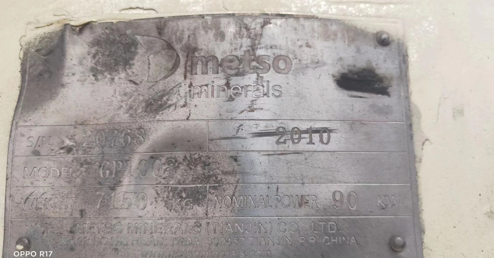 Metso Gp100S Год: 2010