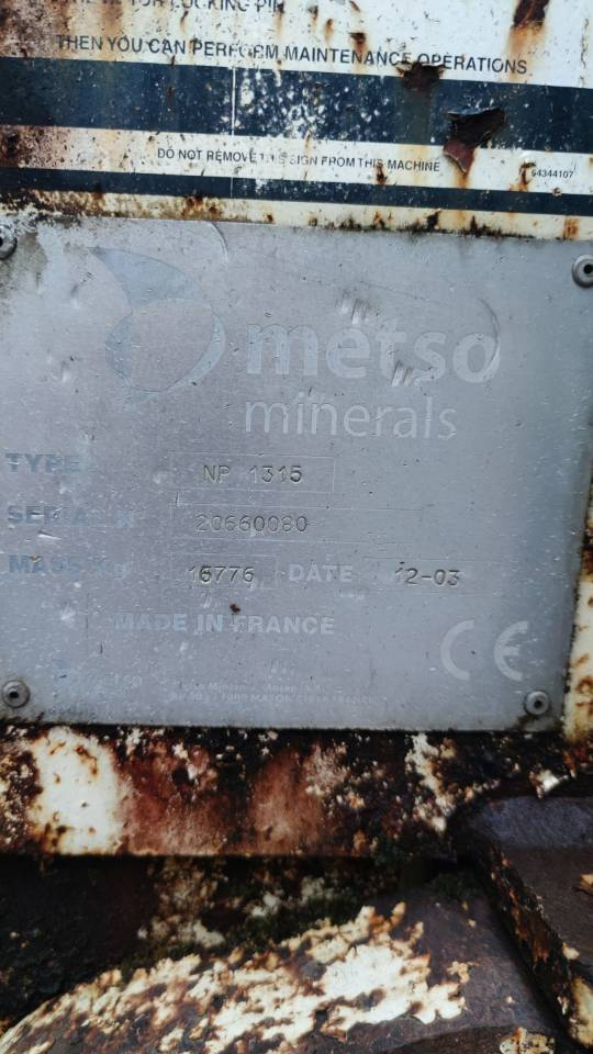 Metso Np1315 год: 2004 для продажи