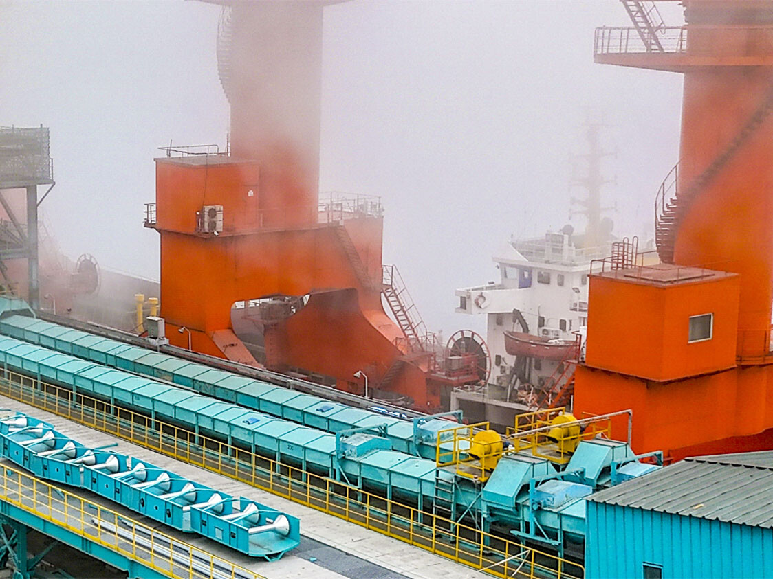 Проект конвейерной системы для зерновых силосов портовой зоны фаза III