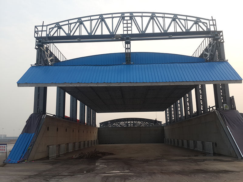 Проектирование стальных конструкций для зоны карантина и дезинфекции въездной древесины в порту Ланьшань, порт Жичжао