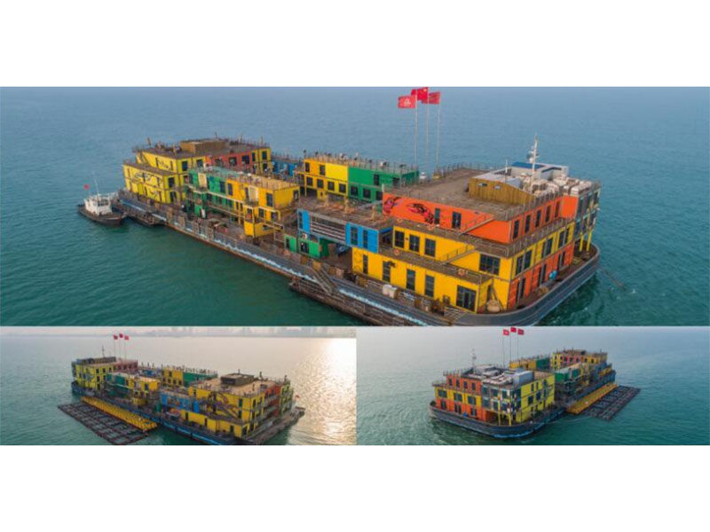 85-метровая морская пасторальная платформа для отдыха