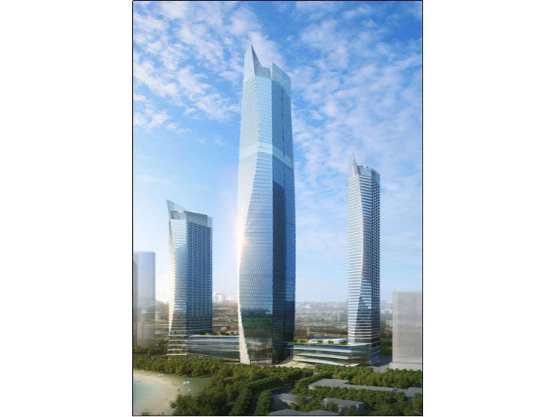 Изготовление стальных конструкций для высотного отеля Qingdao Haitian