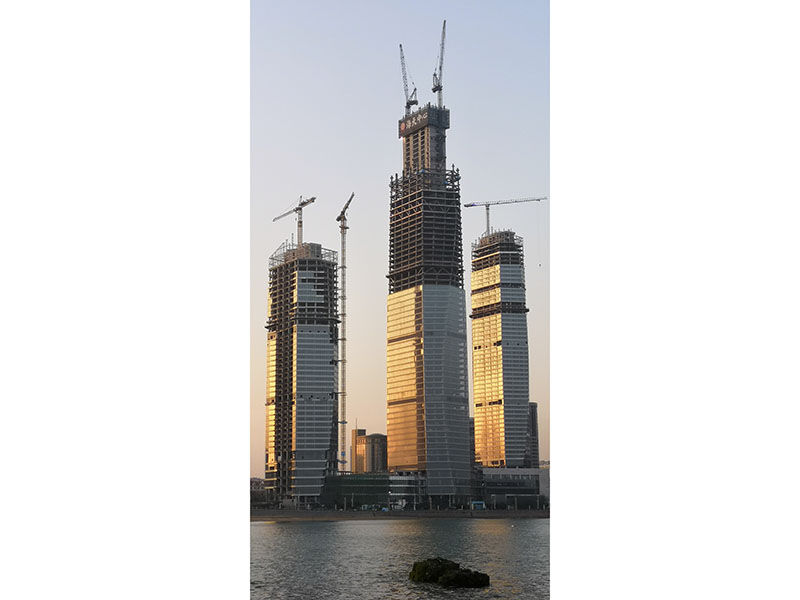 Изготовление стальных конструкций для высотного отеля Qingdao Haitian