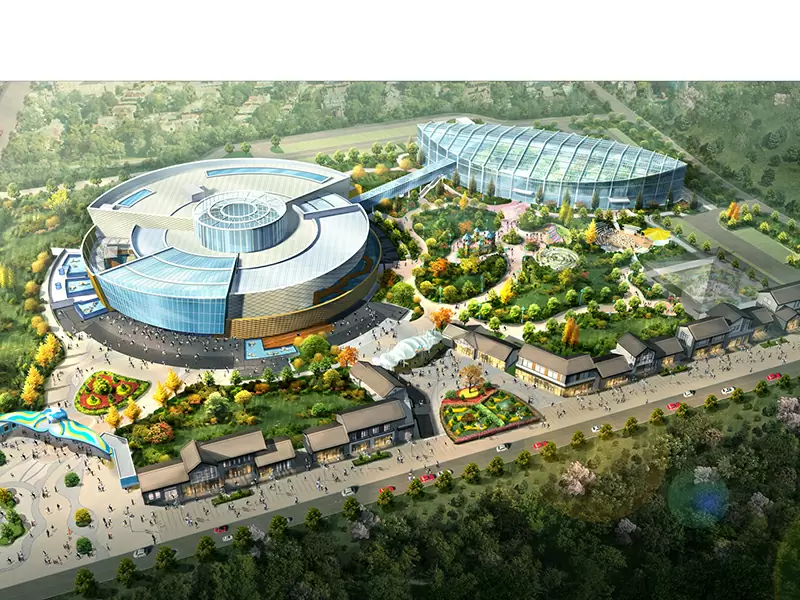 Проект стальной конструкции для парка Rizhao Ocean Park