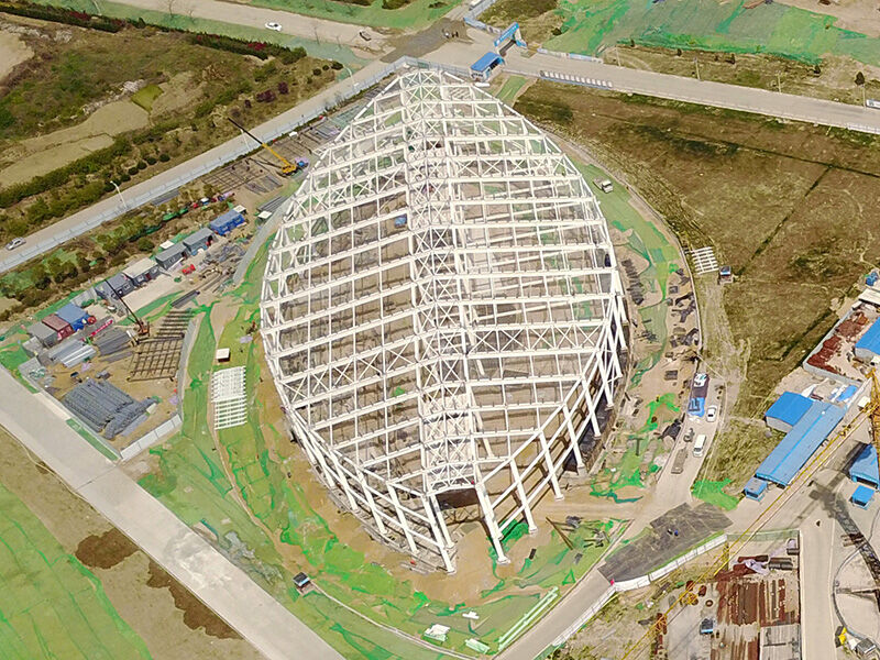 Проект стальной конструкции для парка Rizhao Ocean Park