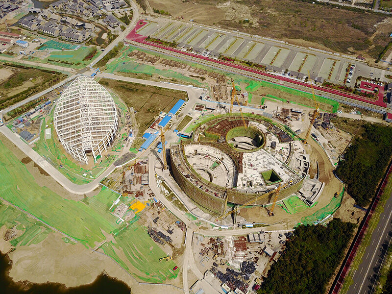 Проект стальной конструкции для парка Rizhao Ocean Park