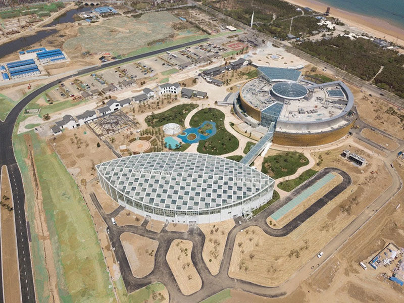 Проект стальной конструкции для парка Rizhao Ocean Park