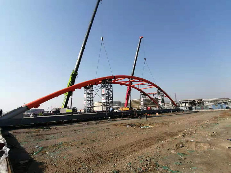 Стальной мост с пролетом 52–125 м