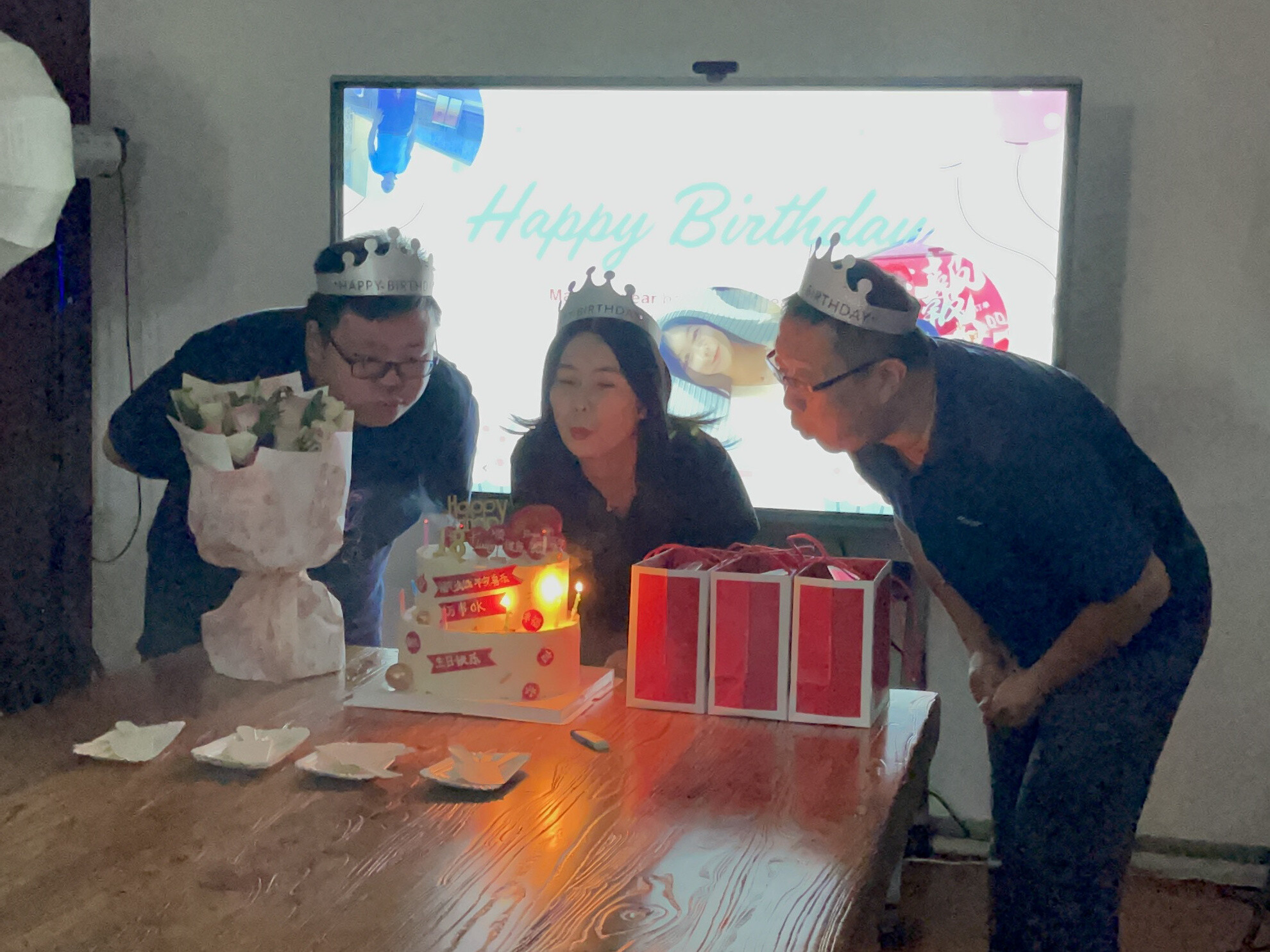 Jinan Ritec Celebrates August Birthdays for Alice, Zhang, and Draco!