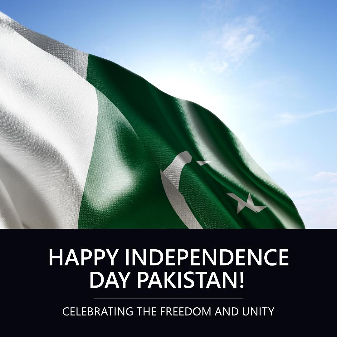 Warmly Celebrate Pakistan Independence Day!