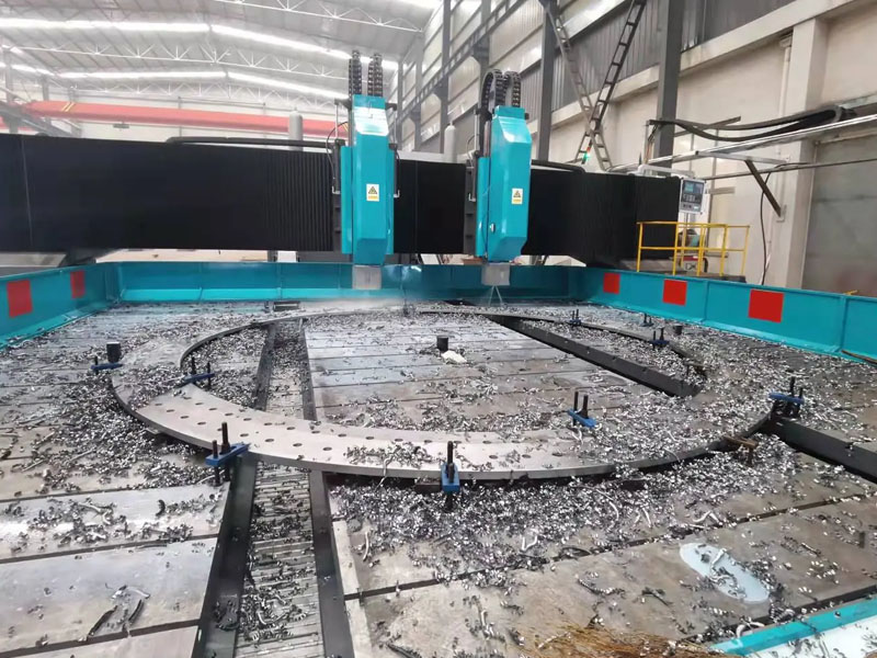 High-Efficiency CNC Drilling and Milling Solutions: How RITEC MACHINERY Machines Solve Wind Power Ring Gear Machining Challenges