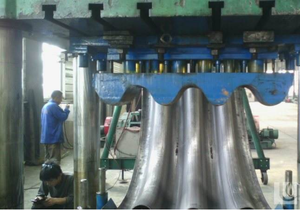 Culvert Corrugated Plate Punching, Forming, Bending Automatic Production Pine Roll Forming Machine