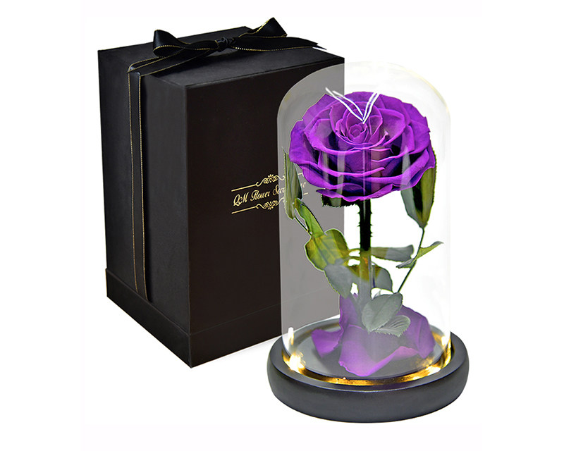 Preserved Rose In Glass