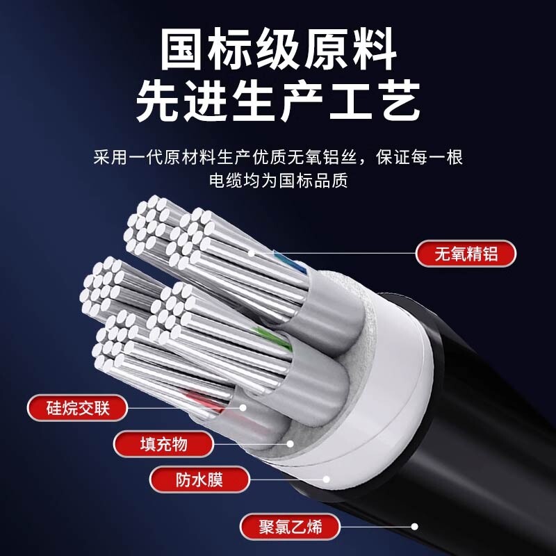 铝芯电缆4*50mm2