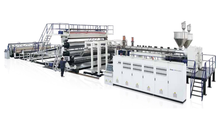 JWELL-PE Extra-width Geomembrane/Waterproof Roll Extrusion Line