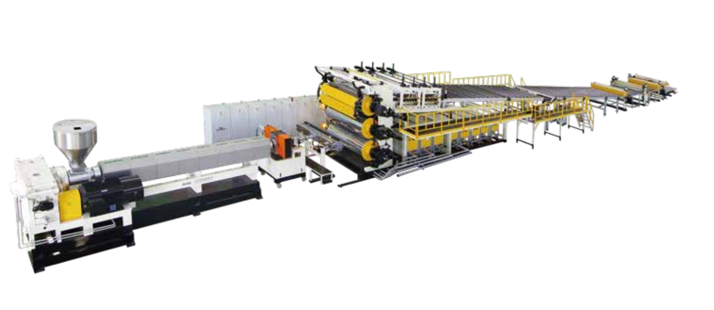 JWELL-PP/PE/ABS/PVC/PVDF Thick Plate Extrusion Line