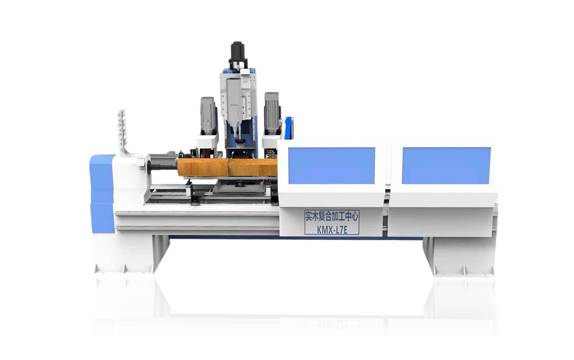 Токарно-фрезерный центр для обработки массива дерева Quick CNC KMX-L7E. 