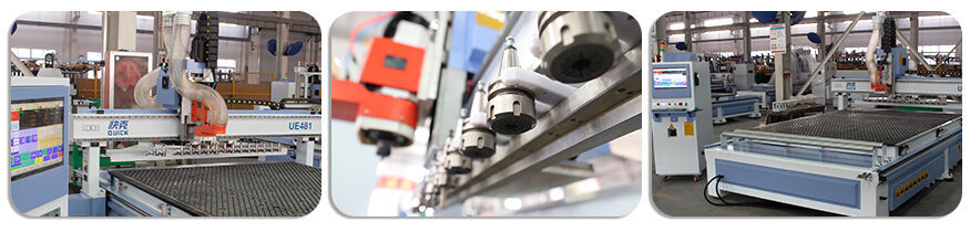 ATC CNC router with 12 pcs linear tool changers  (