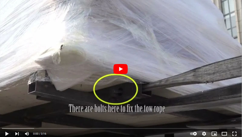 Разгрузка машины