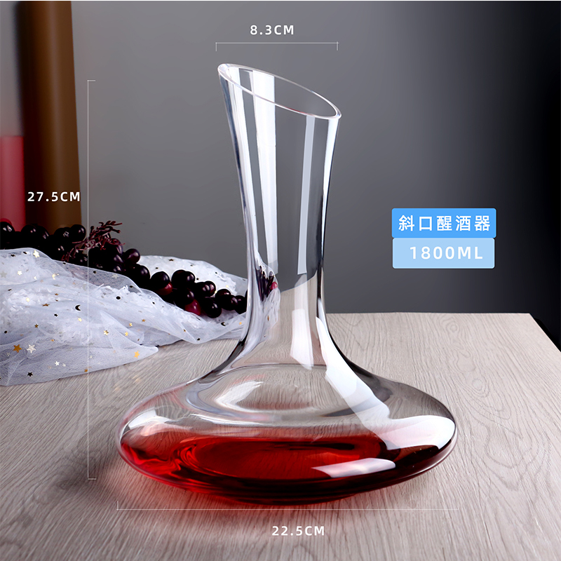 Decantador reclinable de tres puntos