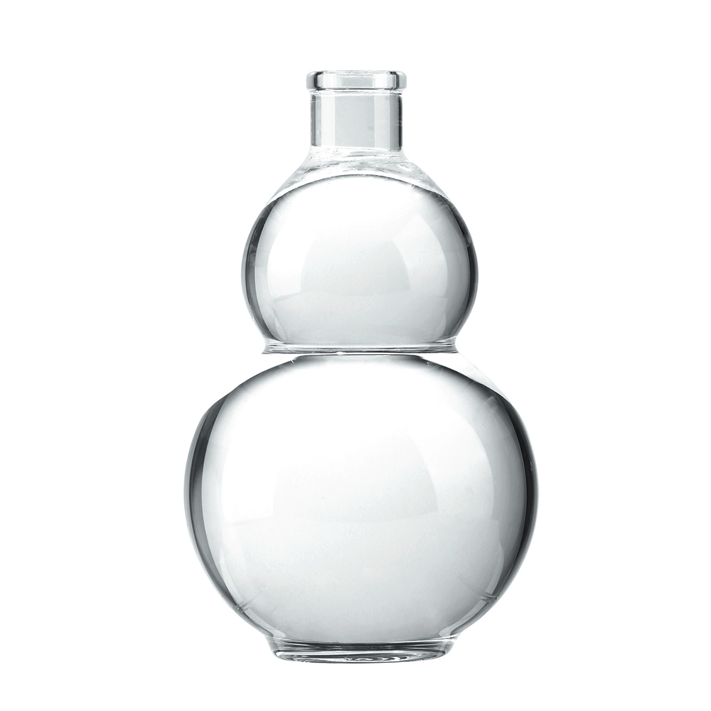 Jarrón de calabaza doble