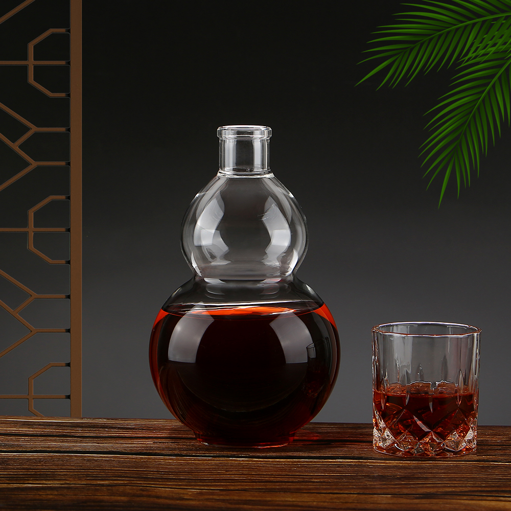 Jarrón de calabaza doble