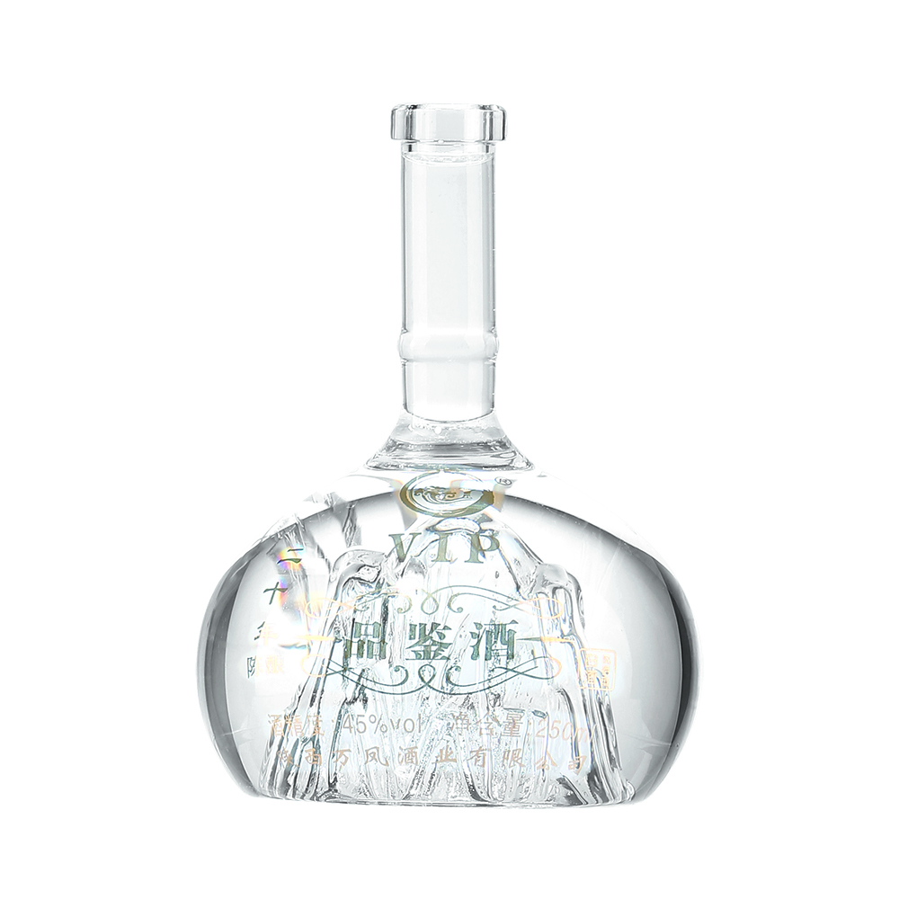 botella en forma de montaña