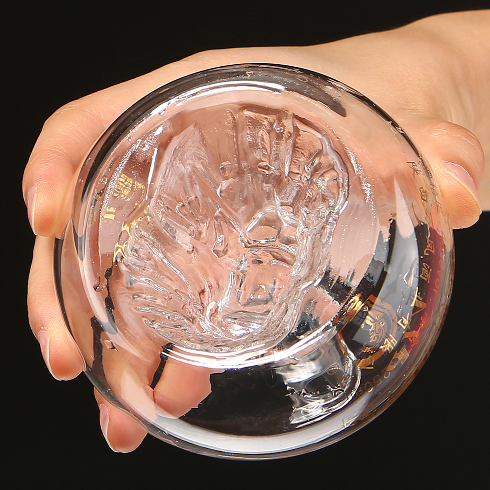 botella en forma de montaña