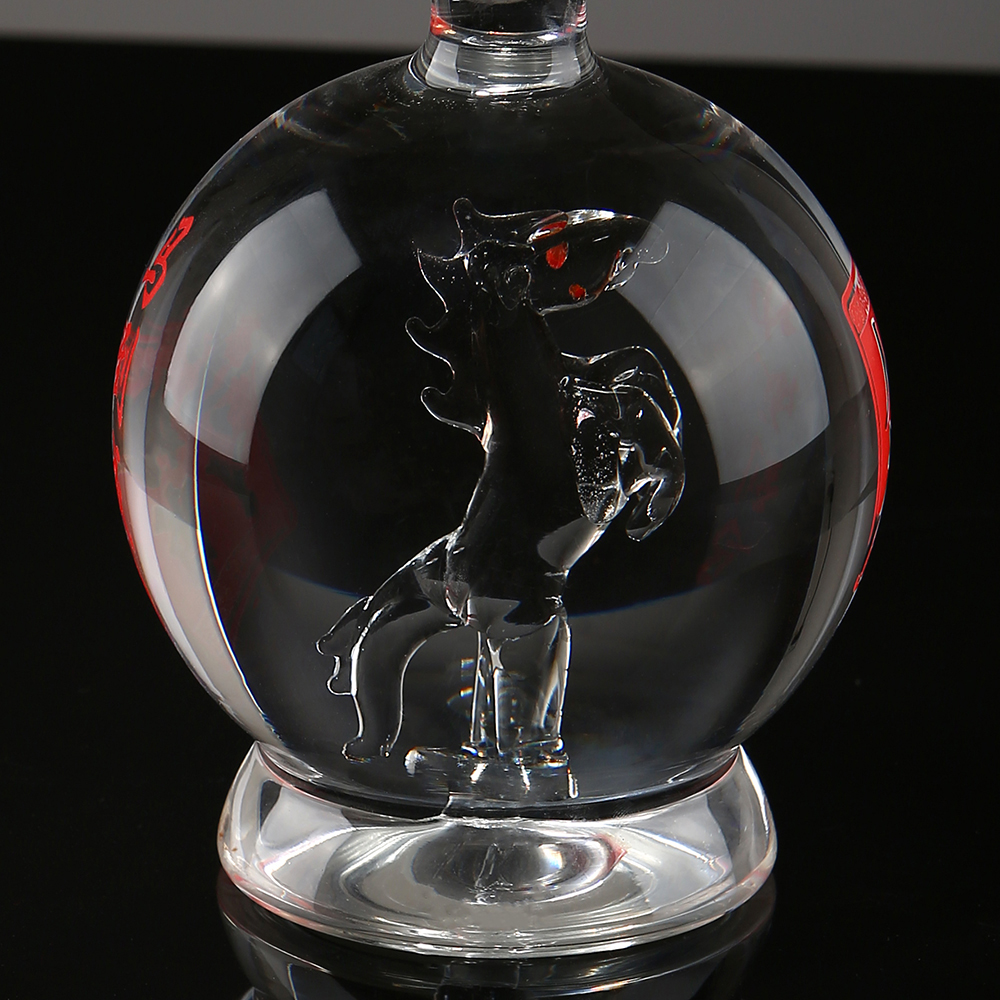 Tapa de cristal de vela lisa