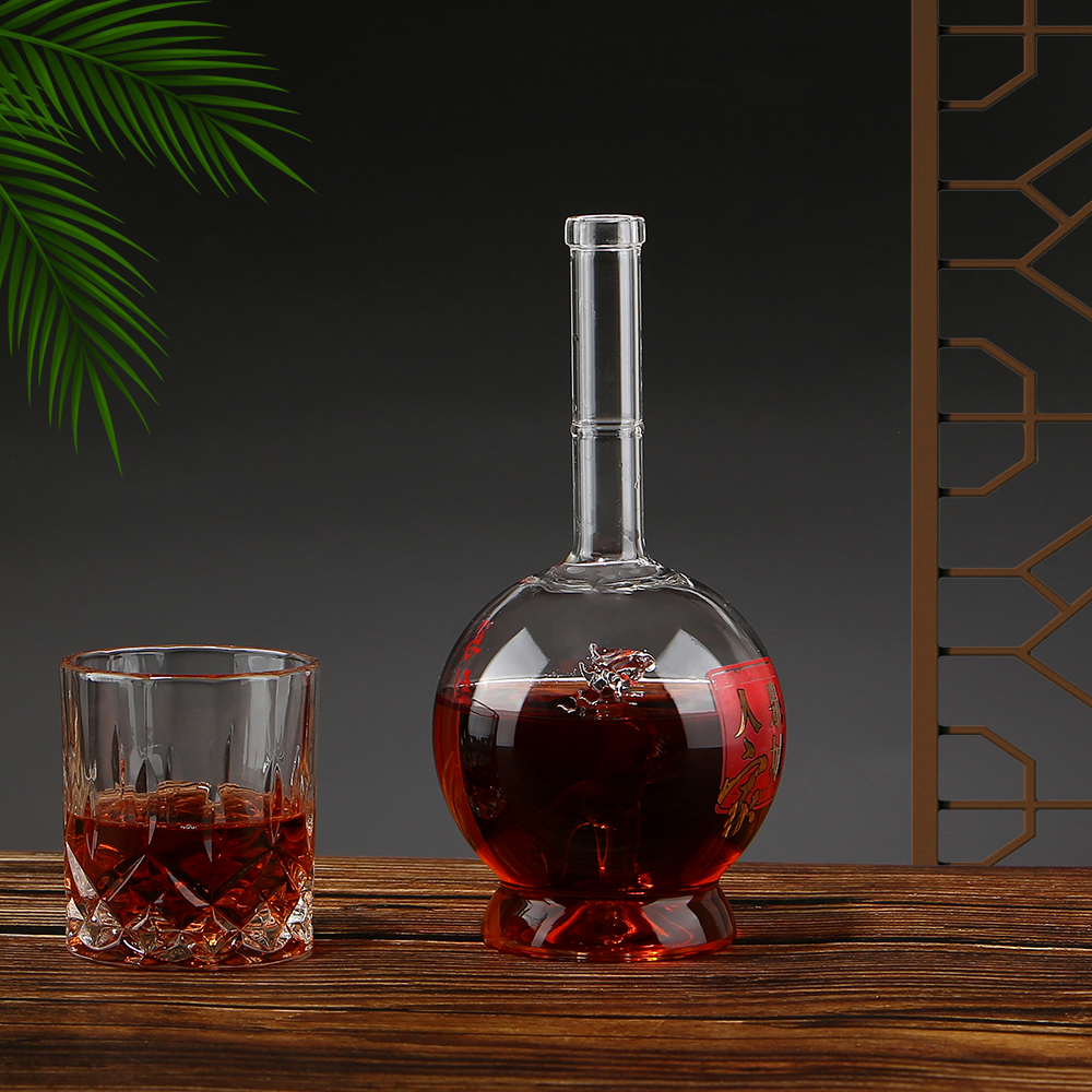 Tapa de cristal de vela lisa